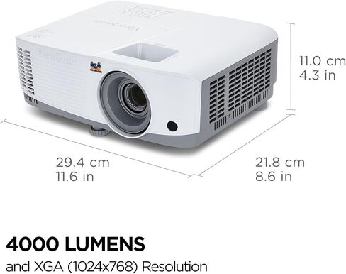 ViewSonic PA503x 4000 Lumens XGA High Brightness Ordersor مع HDMI keystone keystone ودعم 1080 بكسل (متجدد) in Saudi Arabia