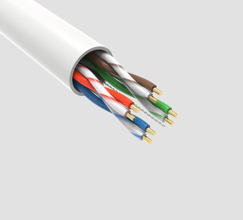 Logico Cat5e Riser Cmr ul Etl Copper Ethernet Network Cable 350MHz UTP 24AWG 1000FT Blue in Saudi Arabia