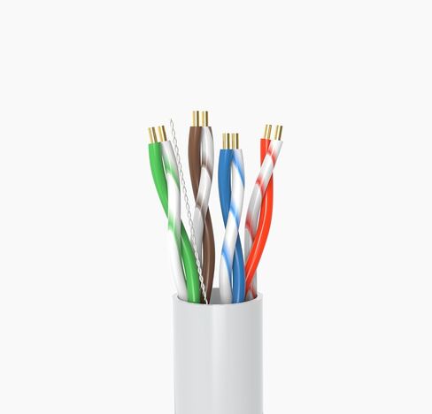 Logico Cat5e Riser Cmr ul Etl Copper Ethernet Network Cable 350MHz UTP 24AWG 1000FT Blue in Saudi Arabia