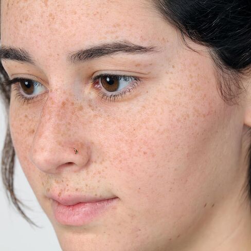 مجوهرات لافاري 20 خاتم أنف منحني من الذهب عيار 14 قيراط من الذهب الأصفر للجنسين، خاتم أنف لا يسبب الحساسية، مجوهرات ثقب الأنف 20 جرام in Kuwait