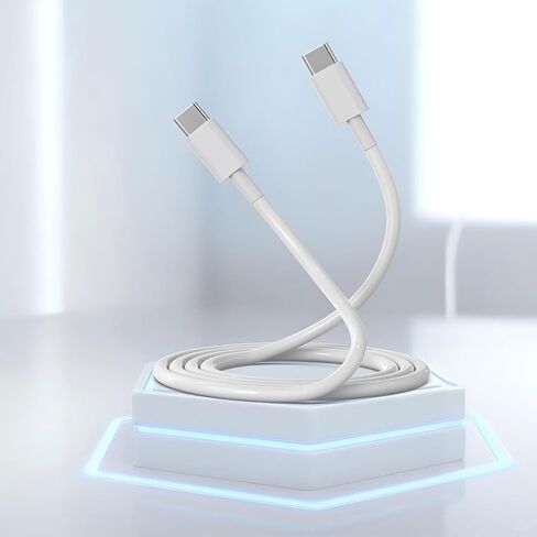 USB C to USB C Cable 60W 6 FT USB Type C Fast Charging Cable for i-Phone 16/16 Plus/16 Pro Max/15/15 Plus/15 Pro Max, Mac-Book Pro, iPad Pro Air in Saudi Arabia