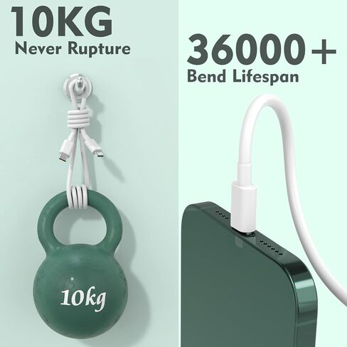 USB C to USB C Cable 60W 6 FT USB Type C Fast Charging Cable for i-Phone 16/16 Plus/16 Pro Max/15/15 Plus/15 Pro Max, Mac-Book Pro, iPad Pro Air in Saudi Arabia