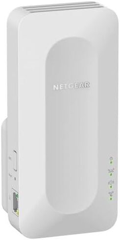 NetGear EAX12 EAX12-100NAS RANGELERS RANGENTEND - WITHY - INDOOR - 2.40 GHz ، 5 GHz - Dual Band 802.11AX - 1.60 GBPS - 2 × هوائي داخلي - 1 × شبكة (RJ -45) - Gigabit Ethernet - (متجدد) in Kuwait