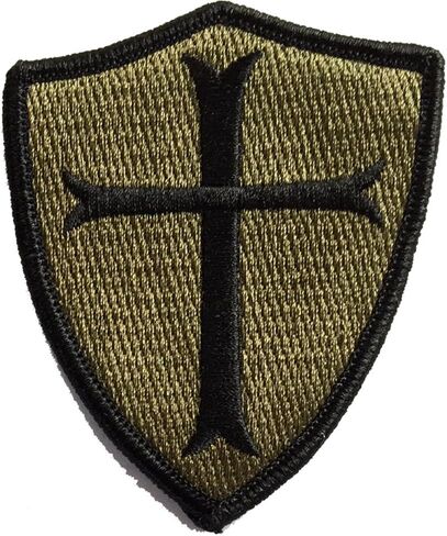 Gadsden and Culpeper Crusader Shield Shoulder Patch in Saudi Arabia
