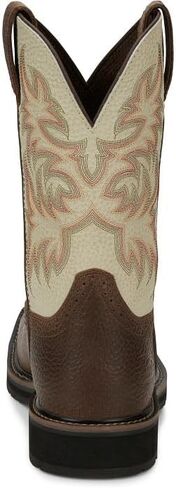 Justin Men's Driller Western Work Boot Steel Toe Dark Brown 11.5 D(M) US in Saudi Arabia