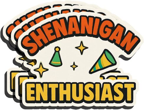3pcs ملصق متحمس Shenanigan Function - Lover Party Vinyl Secal لأجهزة الكمبيوتر المحمولة وزجاجات المياه والمجلات والمزيد in Kuwait