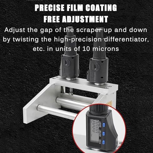 100/150/200/300mm Digital Display Film Applicator, Stainless Steel Wet Film Preparation Device, with Micrometer, 1-6000μm Adjustable, Graduation Value 1μm (100mm) in Saudi Arabia