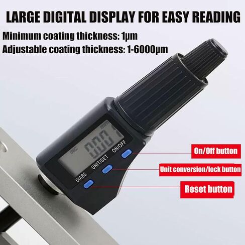 100/150/200/300mm Digital Display Film Applicator, Stainless Steel Wet Film Preparation Device, with Micrometer, 1-6000μm Adjustable, Graduation Value 1μm (100mm) in Saudi Arabia