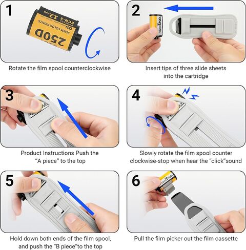 50 Pairs (100 pcs) Slide Film Mounts + 35mm Film Retriever in Saudi Arabia