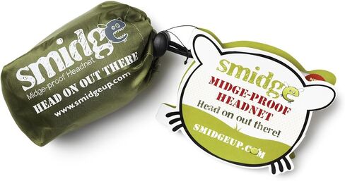 Smidge Unisex's Midge and Mosquito-Proof Super Lightweight Head Net-Green, One Size in Kuwait