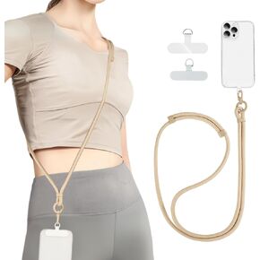 Moyad Crossbody Phone Lanyard ، حزام الهاتف الخليوي المضاد للسرقة مع علامة تبويب Tether لـ iPhone ، حامل الرقبة العالمي القابل للتعديل in Kuwait
