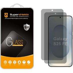 SuperShieldz (2 Pack) (خصوصية) واقي شاشة مضاد للتجسس مصمم ل Samsung Galaxy S25 Fe ، والزجاج المقسى ، ومضاد الخدش ، وخالية من الفقاعة in Kuwait