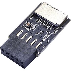 USB 2.0 9pin to USB C Connection Adapter USB2.0 Internal Header Converter for Desktops in Saudi Arabia