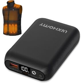 Heated Vest Battery Pack, 16000mAh 7.4V Compact Power Bank Repaclement for Heated Jacket Heated Hoodie Heated Pants Heated Chair Heated Outdoor Gear in Kuwait