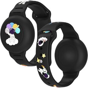 Kids Waterproof for Airtag Bracelet: DDDWJK Silicone Wristband Full Case Cover for Apple Air tag Holder, Anti-Lost Watch Band Hidden Accessories for Child, GPS Tracker Strap (Shark) in Saudi Arabia
