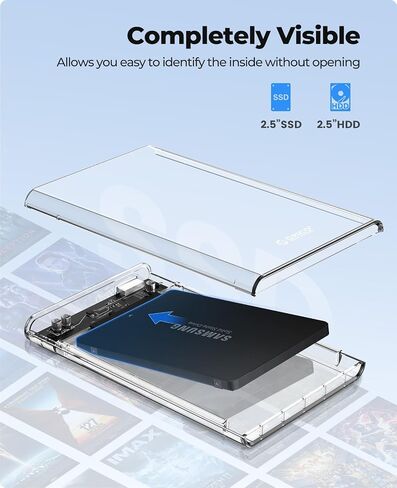 ORICO 128GB SSD و Clear USB 3.0 2.5 "حزمة محرك الأقراص الثابتة in Kuwait
