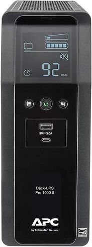 APC Sine Wave UPS Pretch Backup & Gurge Protector ، 1000VA ، APC Backups Pro (BR1000MS) بما في ذلك 16 جيجابايت Datatraveler in Saudi Arabia