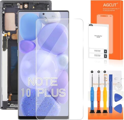 incell for Samsung Galaxy Note 10 Plus Plus Screen Presentive for Samsung Note 10 Plus LCD Display N975F SM-N975U LCD Digitizer Assembly Black مع إطار (بدون بصمة) in Saudi Arabia
