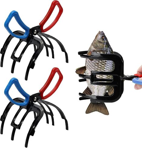3 Claws Fish Gripper,Fishing Pliers Gripper,Multifunctional Non-Slip Metal Fishing Pliers Gripper Fish Control Clamp,Fish Grabber Tool for Catch Most Freshwater Fish Fishing Accessories. in Saudi Arabia