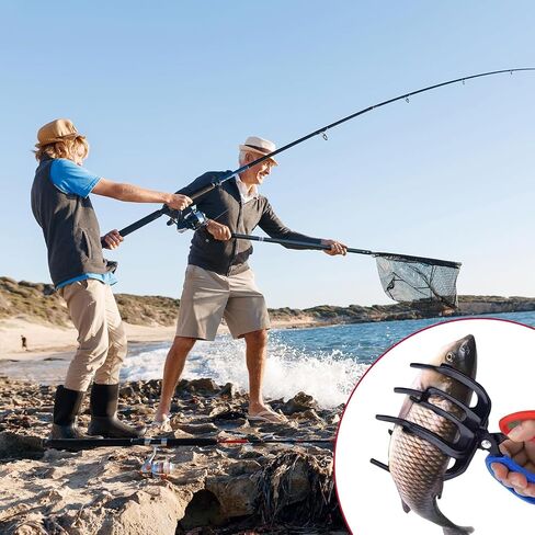 3 Claws Fish Gripper,Fishing Pliers Gripper,Multifunctional Non-Slip Metal Fishing Pliers Gripper Fish Control Clamp,Fish Grabber Tool for Catch Most Freshwater Fish Fishing Accessories. in Saudi Arabia