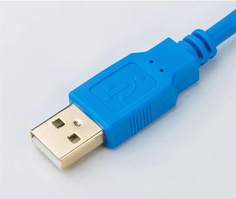 for TSXPCX3030-C PLC Programming Cable Twido TSX Series Download Cable Blue Gold-Plated in Saudi Arabia