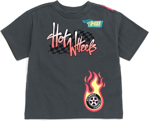 تي شيرت برسومات للأطفال الصغار/الصغار/الكبار من Hot Wheels مكون من 3 قطع in Kuwait