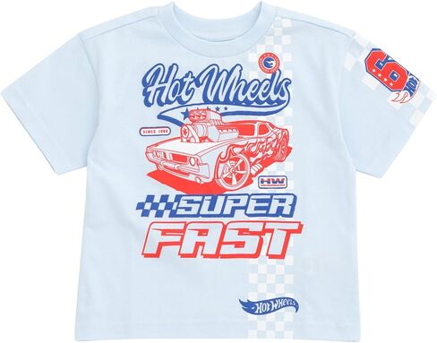 تي شيرت برسومات للأطفال الصغار/الصغار/الكبار من Hot Wheels مكون من 3 قطع in Kuwait