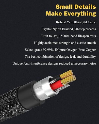 Headphone Mic Splitter, 3.5mm TRRS Splitter with Separate Headphone and Mic Jack, 3.5mm Combo Audio Adapter 2 Female to 1 Male Compatible to Xbox One Smartphone PC Tablet Ps4 Gaming-10 inch in Saudi Arabia