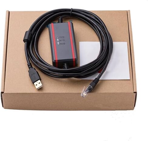for USB-KOYO PLC Programming Cable SM SH SN DL SU Series Communication Data Download Cable Series Black in Saudi Arabia