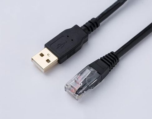 for USB-KOYO PLC Programming Cable SM SH SN DL SU Series Communication Data Download Cable Series Black in Saudi Arabia
