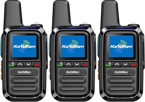 （Nationwide） Unlimited Range Radios Walkie Talkies Long Range – Lifetime Free Two Way Radios Clear Voice LED Flashlight Rechargeable for Business Outdoor Security in Saudi Arabia