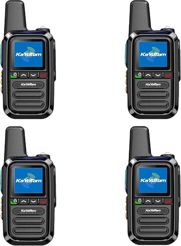 （Nationwide） Unlimited Range Radios Walkie Talkies Long Range – Lifetime Free Two Way Radios Clear Voice LED Flashlight Rechargeable for Business Outdoor Security in Saudi Arabia