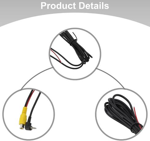 yuyue electronic aux 2.5 مم إلى كابل أنثى RCA مع الزناد ، سيارة Aux Aux AV-in إلى محول RCA لجهاز GPS Tablet Dash Car Car DVR Camcorder عكس النسخ الاحتياطي الكاميرا in Saudi Arabia