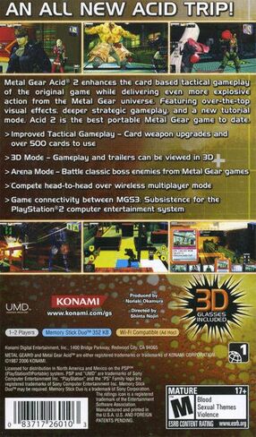 Metal Gear Acid 2 (متجدد) in Kuwait