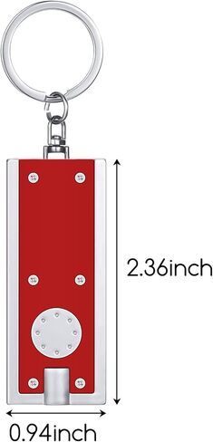 Mudder 12 PCS Mini LED Ceychains Light Torch Torch Forch Key Ring Light Bear -key Stain Light Flash Flight for Camping Outdoor Gift (Bright) in Kuwait