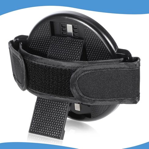 Tablet Stand with Hand Strap 360 Degree Rotating Sticky Tablet Stand Fastening Handle Grip with Adhesive Patch Multi-Angle Adjustable Universal Tablets Hand Strap Holder for All 7-11" Tablets in Saudi Arabia