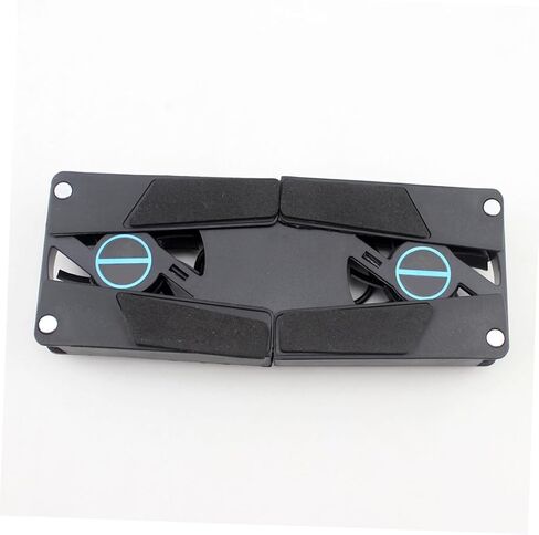 2PCS USB Laptop Cooling Pad with Dual Quiet Fans Ventilated Support Stand for Students Travelers Businessmen Compatible with Laptops and Game Consoles in Saudi Arabia