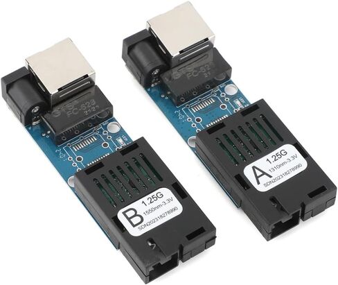 1 زوج MINI GIGABIT Ethernet Media Converter Transceiver- 10/100/1000 ميغابت في الثانية ، وضع واحد يصل إلى 3km ، RJ45 إلى منفذ الألياف SC (UPC/APC) ، وسرعة الألياف 1.25G in Kuwait