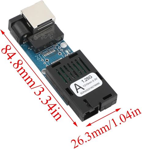 1 زوج MINI GIGABIT Ethernet Media Converter Transceiver- 10/100/1000 ميغابت في الثانية ، وضع واحد يصل إلى 3km ، RJ45 إلى منفذ الألياف SC (UPC/APC) ، وسرعة الألياف 1.25G in Kuwait