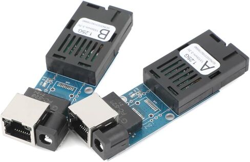 1 زوج MINI GIGABIT Ethernet Media Converter Transceiver- 10/100/1000 ميغابت في الثانية ، وضع واحد يصل إلى 3km ، RJ45 إلى منفذ الألياف SC (UPC/APC) ، وسرعة الألياف 1.25G in Kuwait