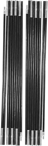Trail Replacement Parts Trail Tent Replacement Poles Tent Poles Replacement Fiberglass Tent Pole 4.9M Camping Tent Pole Bars Kit for Spare Replacement, 9 Section Tent Support Rods Suitable in Saudi Arabia