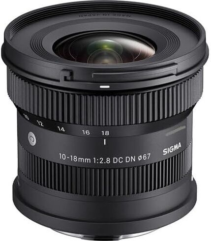 Sigma 10-18mm f/2.8 DC DN Contemporary Lens for FUJIFILM X Bundle, Includes: SanDisk 128GB Extreme PRO SDXC Memory Card, UV Protection Filter, Lens Cleaning Kit and More (7 Items) in Saudi Arabia