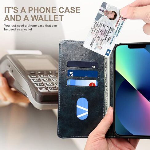 SINIANL Compatible with iPhone 15 Pro Max Case Wallet, Flip Cover with Magnetic Kickstand, Credit Card Holder, Leather Folio Case for iPhone 15 Pro Max Brown in Saudi Arabia