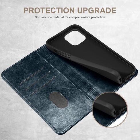 SINIANL Compatible with iPhone 15 Pro Max Case Wallet, Flip Cover with Magnetic Kickstand, Credit Card Holder, Leather Folio Case for iPhone 15 Pro Max Brown in Saudi Arabia