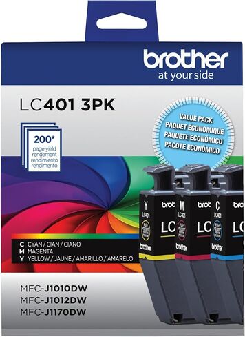 Brother Genuine LC401Y Standard-Yield Yellow Ink Cartridge in Saudi Arabia