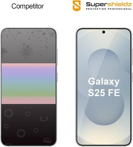 SuperShieldz (2 Pack) (خصوصية) واقي شاشة مضاد للتجسس مصمم ل Samsung Galaxy S25 Fe ، والزجاج المقسى ، ومضاد الخدش ، وخالية من الفقاعة in Kuwait