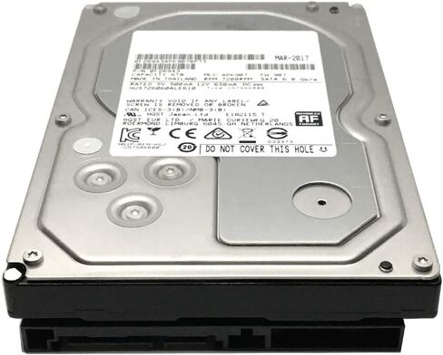HGST / Supermicro Ultrastar 7K6000 HUS726060ALE610 (0F26943) 6TB 7200RPM 128MB CACHE SATA 6.0GB / S 3.5inch Drive الداخلية - ضمان 3 سنوات (متجدد) in Kuwait