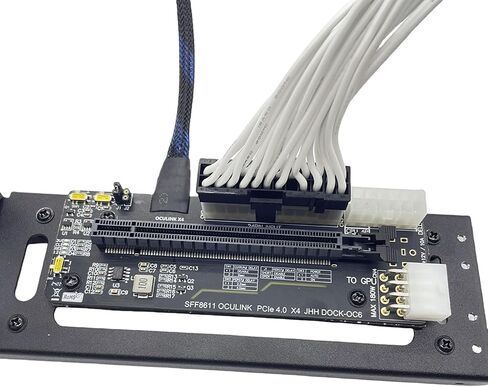 Laptop eGPU Bracket External Expansion Device Connection to Hosts Through M2OC1B Adapter Cable PCIE4.0X4 64G in Saudi Arabia