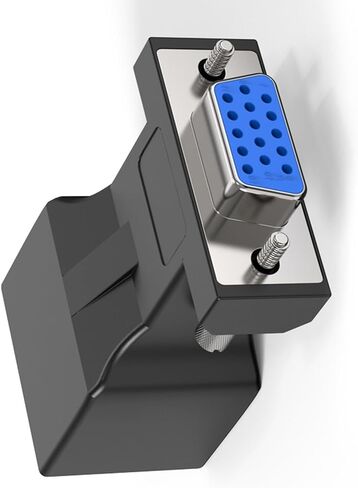 VGA إلى Ethernet Converter ، إشارات واضحة ، متانة ABS ، VGA Extender إلى محول RJ45 لشبكات الفيديو in Kuwait
