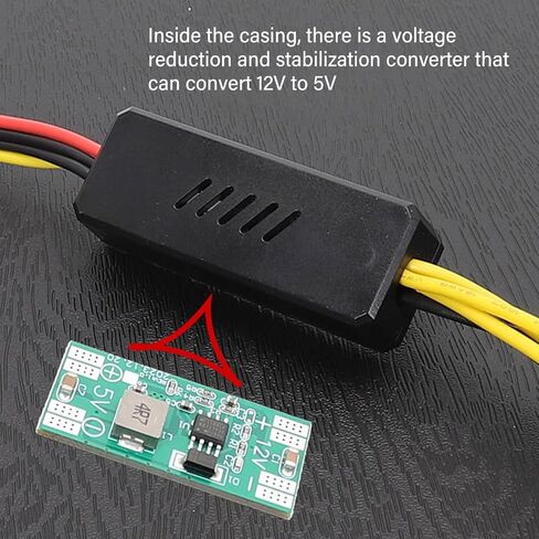 6Pin to 4Pin Hard Drives Power Adapter Cable 12V to 5V Step Down Graphics Card Power Adapter Cable for Desktop in Saudi Arabia